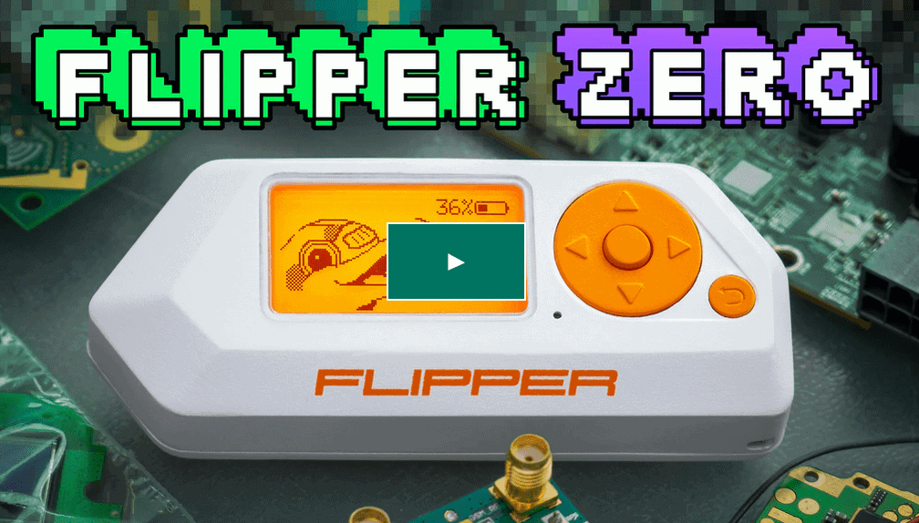 flipper zero hacking toy